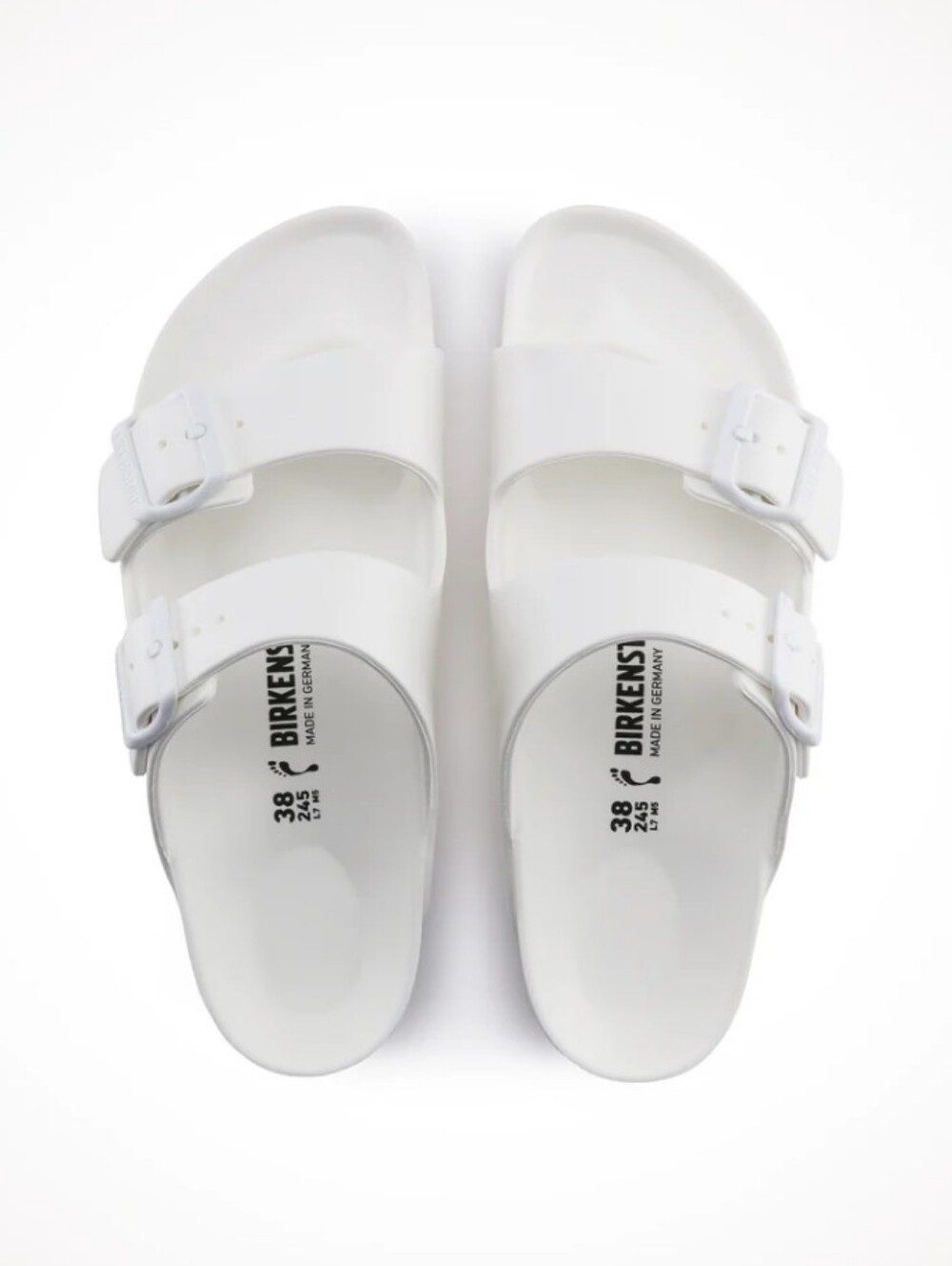 Birkenstock Kids Arizona EVA Slide Sandals — White Size 6
